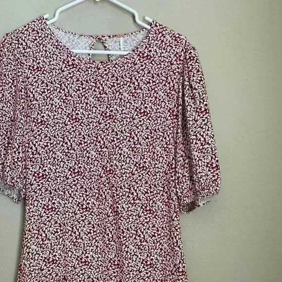 Free People Dancing in the Dark Minidress Red Combo‎ Size Large - Picture 9 of 13